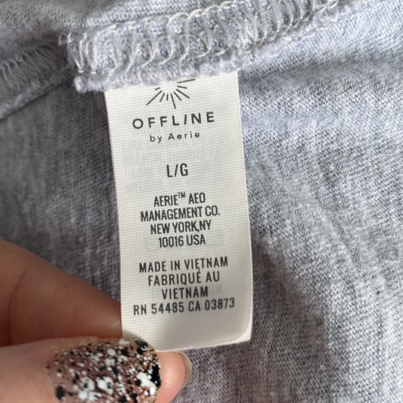 aerie - Offline Heather Grey Tee, "Go Plant a Forest" - Picture 8 of 10